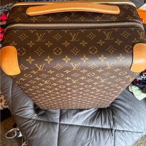 Louis Vuitton Brown and Tan Monogram Luggage